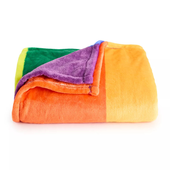 Sonoma Community Progress Pride Flag Oversized Plush Throw - Picture 2 of 2